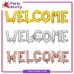 Welcome Baby Letter Foil Balloon Banner